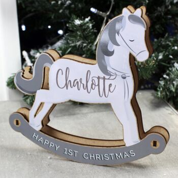 Personalised Make Your Own Rocking Horse Decoration, 2 of 3