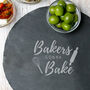 Bakers Gonna Bake Slate Cake Stand Or Cake Plate, thumbnail 1 of 3