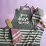 Personalised Cotton Kitchen Apron, Tea Towels, thumbnail 7 of 12