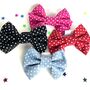 Slide On Dog Collar Bow In Blue, Red, Pink And Black, thumbnail 2 of 10