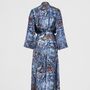 Nocturnal Garden Kimono Midnight Blue, thumbnail 5 of 6