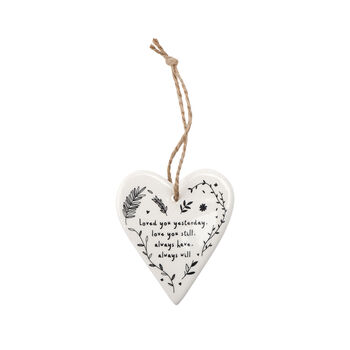 Send With Love 'Love You Still…' Ceramic Hanger, 2 of 3