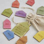 Personalised New Home Housewarming Gift Message Tokens, thumbnail 1 of 6