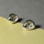 Sterling Silver Stud Earrings With Granulation, thumbnail 5 of 6