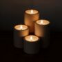 Wooden Tea Light Candle Holder Set Of Four, thumbnail 4 of 4