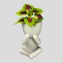 See Speak Hear People Concrete Figurine Plant Pots, thumbnail 1 of 4