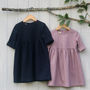 Girls Linen Dress, thumbnail 5 of 10