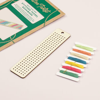 Make Your Own Stitched Tassel Bookmark, 10 of 10