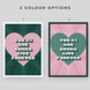 You And I Are Gonna Live Forever, Oasis Print, thumbnail 10 of 10