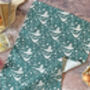 Pheasant Repeat Print Tea Towel, thumbnail 1 of 8