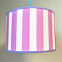 Carnival Lampshade In Candy Pink Stripe, thumbnail 1 of 4