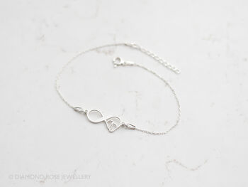 Baby Angel, Gift For Miscarriage, Baby Feet Bracelet, 2 of 9