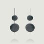 Balance | Concrete Earrings In Black, thumbnail 1 of 4