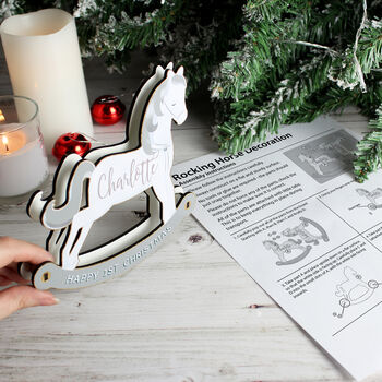 Personalised Make Your Own Rocking Horse Decoration Kit, 4 of 4