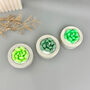 Green Succulent Candles In Handmade Concrete Pots, thumbnail 6 of 12