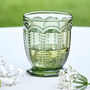 Set Of Four Vintage Colour Embossed Tumbler Collection, thumbnail 2 of 8