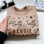 Holly Jolly Personalised Children's Christmas Jumper, thumbnail 3 of 9