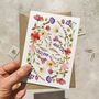 Delicate Floral Watercolours Note Cards And Envelopes, thumbnail 1 of 7