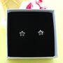 Happy Star Rainbow Stud Earrings, thumbnail 1 of 2