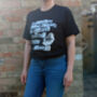Retro Sci Fi Horror Graphic Tee 'Something Went Wrong In The Lab' Unisex T Shirt, thumbnail 2 of 5