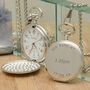 Personalised Wedding Day Pocket Watch, thumbnail 2 of 6