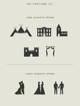 Personalised Wedding Venue Papercut Style Print, 2 of 3