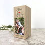 Personalised Couples Names Heart Wooden Tea Light Holder 13cm, thumbnail 1 of 5