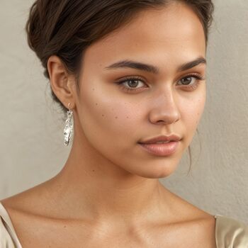 Silver Sardine Fish Drop Earrings, 4 of 9