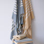 Anniversary Gift Set, Beach Towel And Leather Strap, thumbnail 8 of 9