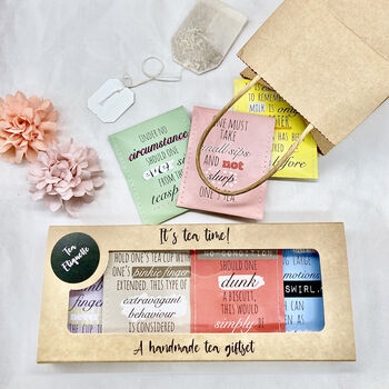 Tea Etiquette Gift Set By victoria mae designs | notonthehighstreet.com