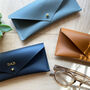 Personalised Recycled Leather Envelope Glasses Case, thumbnail 2 of 8