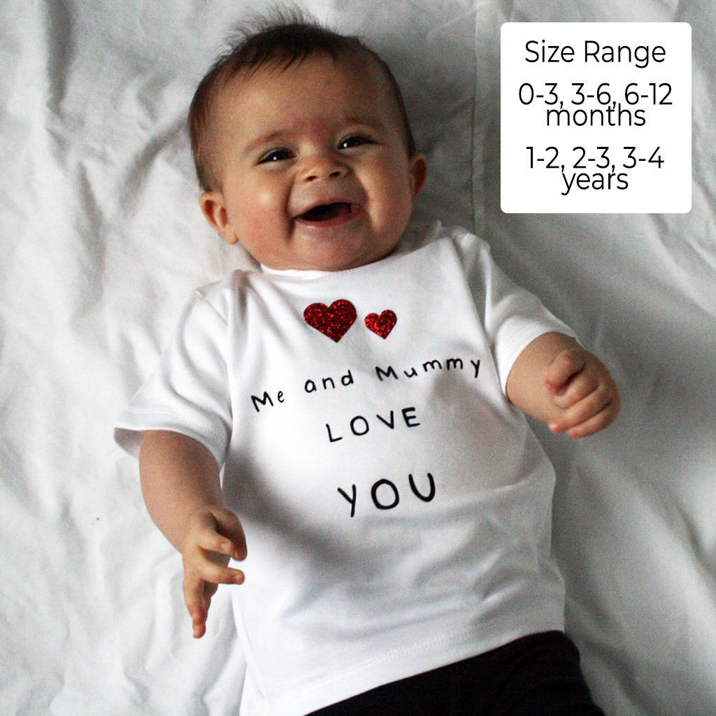 Me And Mummy Love You T Shirt, 1 of 7