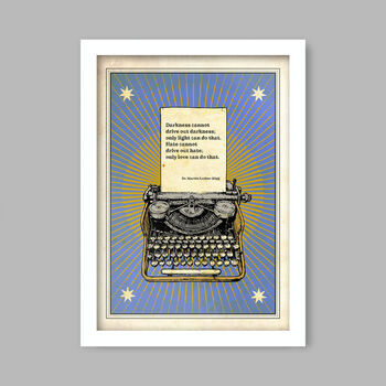 Martin Luther King Jr. Literary Quote Print, 4 of 4