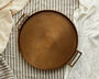 Lousine Bronze Round Serving Tray, thumbnail 1 of 4