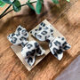 Handmade Leopard Print Hair Clips | Twinning Gift, thumbnail 1 of 3