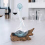 Molten Glass Red Wine Decanter Gift For Wine Lovers, thumbnail 1 of 7