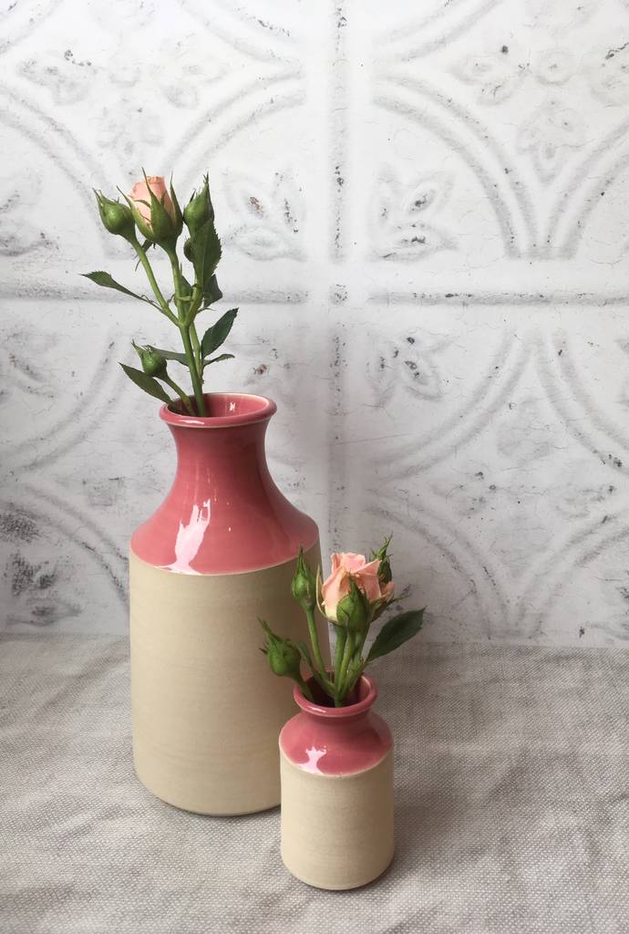Mini Vintage Style Vase By Glosters Pottery