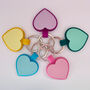 Heart Pastel Silicone Silent Dog ID Tag Personalised, thumbnail 2 of 12