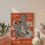 Disco Fieber Retro Berlin Print, thumbnail 3 of 3
