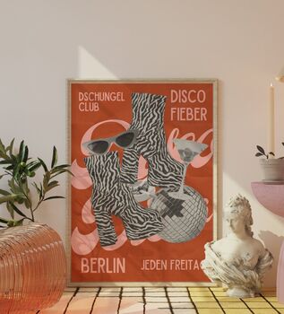 Disco Fieber Retro Berlin Print, 3 of 3