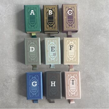 Personalised Recycled Leather Refillable Matchbox, 5 of 6