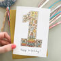 Children's Number Birthday Cards Age One To Five, thumbnail 1 of 11