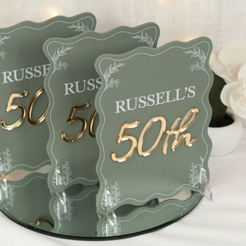 3D Acrylic Birthday Party Freestanding Sign, 3 of 9