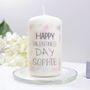 Personalised Valentines Day Candle, thumbnail 2 of 5