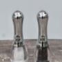 Chrome Skittle Shaped Salt And Pepper Shakers, thumbnail 2 of 3