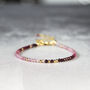 Skinny Ruby Bracelet In Gold Or Silver, thumbnail 7 of 12