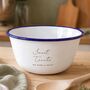 Personalised Enamel Mixing Bowl, thumbnail 2 of 2