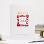 You're My Jam Anniversary Valentines Card, thumbnail 1 of 2