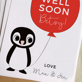 Personalised Get Well Soon Card, 4 of 4