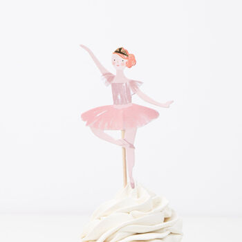 Ballerina Cupcake Kit With 24 Toppers, 4 of 10